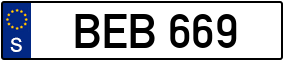 Truck License Plate